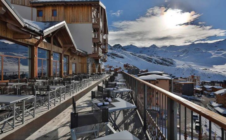 Koh-I Nor Hotel, Val Thorens, Dining Terrace